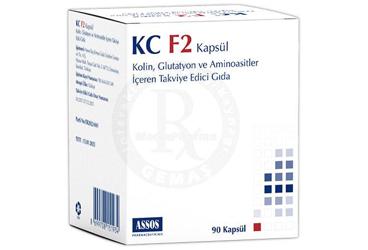 KC F2 KOLIN, GLUTATYON VE AMONIASITLER ICEREN TAKVIYE EDICI GIDA 90 kapsül