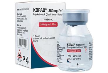 KOPAQ 350 MGI/ML ENJEKSIYONLUK ÇÖZELTI IÇEREN FLAKON ,50 ML -FLAKON, 1 ADET
