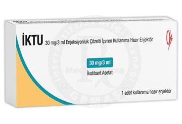 İKTU 30 MG/3 ML ÇÖZELTİ İÇEREN KULLANIMA HAZIR ENJEKTÖR, 1 ADET
