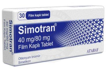 Simotran 40 mg/80 mg Film Kaplı Tablet, 30 adet