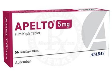 Apelto 5 mg Film Kaplı Tablet, 56 adet