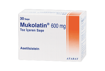MUKOLATIN 600 MG 30 SASE