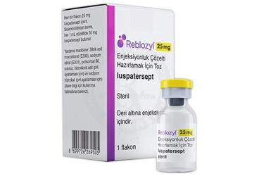 REBLOZYL 25 MG ENJEKSİYONLUK ÇÖZELTİ HAZIRLAMAK İÇİN TOZ, 1 ADET