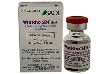 WİNRHO SDF 1500 IU (300 MCG)/1,3 ML IV/IM ENJEKSİYONLUK ÇÖZELTİ, 1 ADET