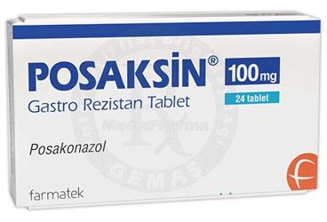 Posaksin 100 mg Gastro Rezistan Tablet, 24 adet