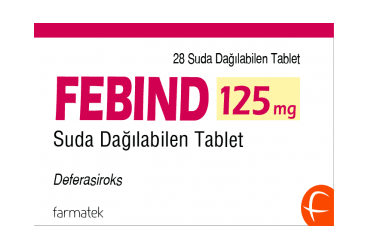 FEBIND 125 MG SUDA DAGILABILEN TABLET, 28 ADET