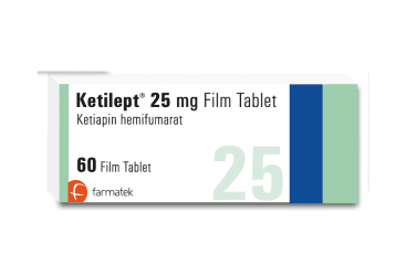 KETILEPT 25 MG FİLM KAPLI TABLET, 60 ADET