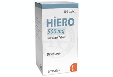 HİERO 500 MG FİLM KAPLI TABLET, 100 ADET