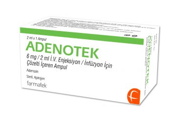 ADENOTEK 6 MG/2 ML IV ENJEKSIYON VE INFÜZYON IÇIN ÇÖZELTI IÇEREN AMPUL, 1 AMPUL