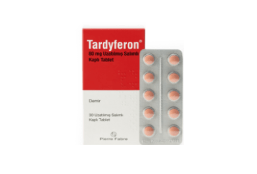 TARDYFERON 80 MG UZATILMIŞ SALIMLI KAPLI TABLET, 30 ADET