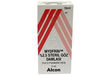 MYDFRIN %2.5 STERİL GÖZ DAMLASI, ÇÖZELTİ