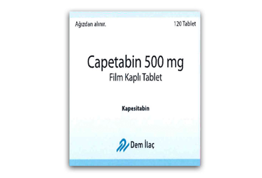 CAPETABIN 500 MG FILM KAPLI TABLET ,1TABLET, 20 ADET