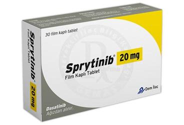 SPRYTİNİB 20 MG FİLM KAPLI TABLET, 30 TABLET