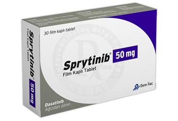 SPRYTİNİB 50 MG FİLM KAPLI TABLET, 30 TABLET