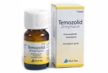 TEMOZOLID 20 MG KAPSÜL ,5 KAPSÜL