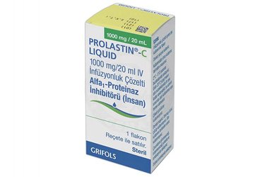 Prolastin-C Liquid 1000 mg/20 ml IV İnfüzyonluk Çözelti (1 adet)