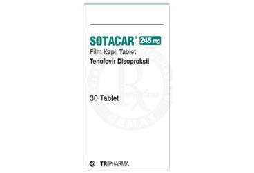 SOTACAR 245 MG FILM TABLET, 30 ADET