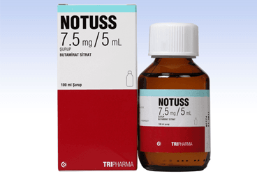 NOTUSS 7,5 MG/5 ML SURUP, 100 ML