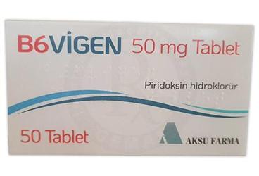 B 6 VIGEN 50 MG TABLET, 50 ADET