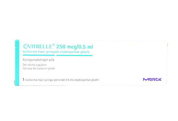 OVITRELLE 250 MCG/0,5 ML KULLANIMA HAZIR ŞIRINGADA ENJEKSİYONLUKÇÖZELTİ, 1 ADET