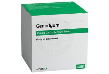 Genodyum 500 mg Gastro Rezistan Tablet, 100 adet