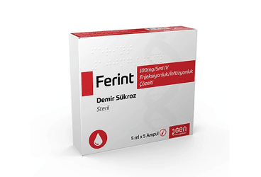 FERINT 100 MG/5 ML IV AMPUL ,AMPUL, 5 ADET