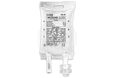 BİOFLEKS METROSEL %0.5 I.V PERFÜZYON ÇÖZELTİSİ 100 ML (PVC TORBA) SETSİZ