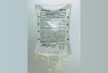 BİOFLEKS İZOMİX 1/3 %3.33 DEKSTROZ - %0.33 SODYUM KLORÜR IV İNFÜZYONLUK ÇÖZELTİ, 500 ML (PVC TORBA) SETLİ