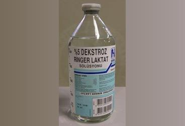 %5 DEKSTROZ RINGER LAKTAT ÇÖZELTİSİ 500 ML SETLI SISE