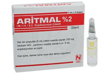 ARITMAL %2 IM/IV/SC ENJEKSİYONLUK ÇÖZELTİ, 5 ADET