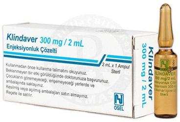KLINDAVER 300 MG/2 ML ENJEKSİYONLUK ÇÖZELTİ, 1 ADET