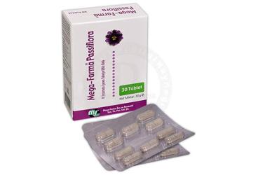 MEGA-FARMA PASSIFLORA TAKVIYE EDICI GIDA 30 tablet