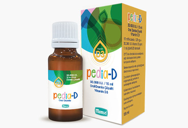 PEDİA-D 50000IU/15 ML ORAL DAMLA, 20 ML