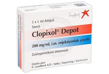 CLOPIXOL DEPOT ENJ. 200 MG/ML IM SOLÜSYON, 1 ML