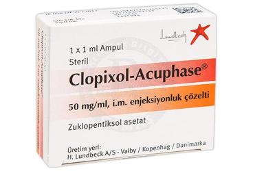 CLOPIXOL ACUPHASE 50 MG/ML IM ENJ. SOLUSYON, 1 ML
