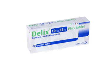 DELIX PLUS 10 MG/25 MG TABLET, 28 ADET