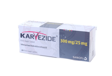 KARVEZIDE 300 MG/25 MG FILM KAPLI TABLET, 28 ADET