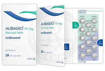 AUBAGIO 14 MG FILM KAPLI TABLET, 28 ADET