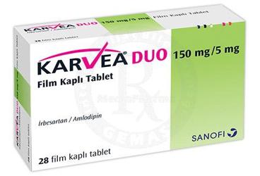 KARVEA DUO 150 MG / 5 MG FILM KAPLI TABLET, 28 ADET