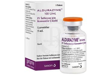 ALDURAZYME 100 U/ML IV INFUZYON ICIN KONSANTRE COZELTI, 1 ADET