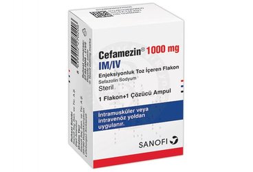 CEFAMEZIN 1000 MG IM/IV STERİL ENJEKTABL TOZ İÇEREN FLAKON, 1 ADET