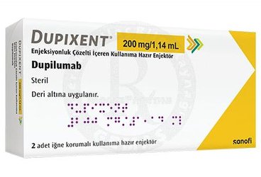 DUPİXENT 200 mg/1,14 ml ENJEKSİYONLUK ÇÖZELTİ İÇEREN KULLANIMA HAZIR ENJEKTÖR, 2 ADET