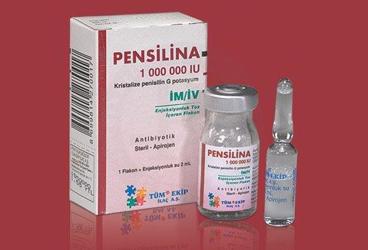 PENSILINA 1.000.000 IU IM/IV ENJEKSİYONLUK TOZ, 1 ADET