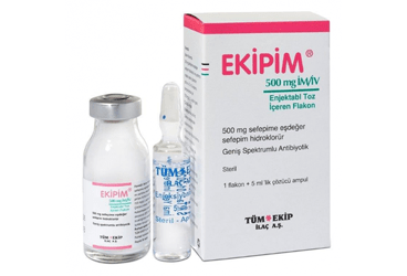 EKIPIM 0,5 GR IM/IV ENJEKSİYONLUK ÇÖZELTİ HAZIRLAMAK İÇİN TOZ VE ÇÖZÜCÜ, 1 ADET