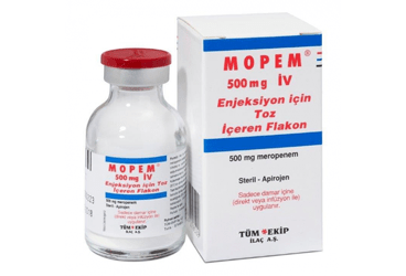 MOPEM 500 MG IV ENJEKSİYONLUK ÇÖZELTİ HAZIRLAMAK İÇİN TOZ, 1 ADET