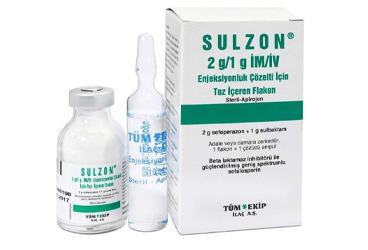 SULZON 2G/1 G IM/IV ENJEKSİYONLUK ÇÖZELTİ HAZIRLAMAK İÇİN TOZ, 1 ADET, 1 AMPUL