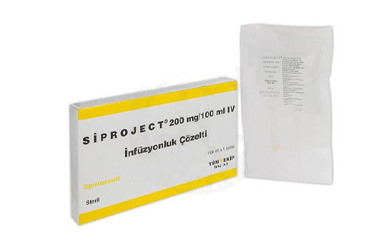 SİPROJECT 200 MG / 100 ML IV İNFÜZYONLUK ÇÖZELTİ, 100 ML