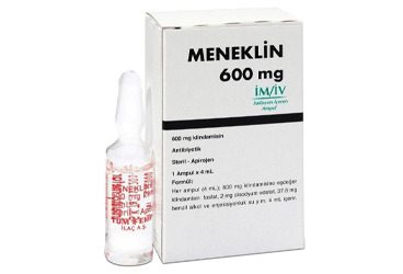 MENEKLIN 600 MG/4 ML ENJEKSİYONLUK ÇÖZELTİ, 1 ADET