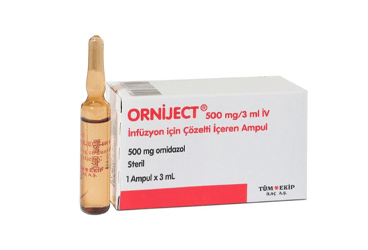 ORNIJECT 500 MG/3 ML IV İNFÜZYONLUK ÇÖZELTİ, 1 ADET