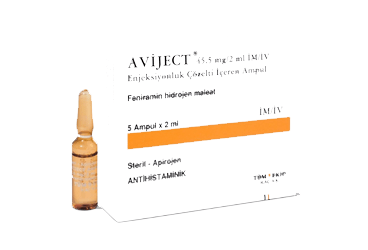 AVIJECT 45.5G IV ENJEKSİYONLUK ÇÖZELTİ, 5 ADET